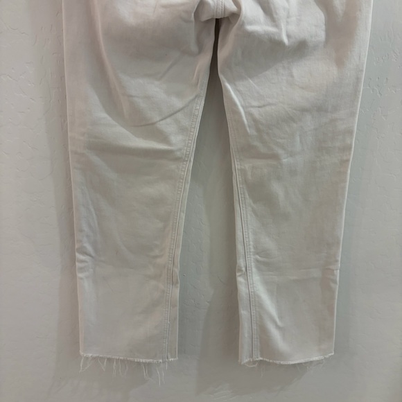 Kut From The Kloth Kelsey Fab Ab Ankle Flare High Rise Raw Hem Jeans Size 0 - Picture 9 of 10